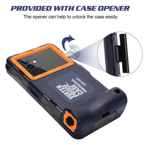 Surfing all Inch Case nova Diving LCD Video Photo 6.9 Waterproof to Snorkeling 7 Professional with Up Housing UrbanX [15m/50ft] Protective for SE Underwater And Lanyard Swimming Phones