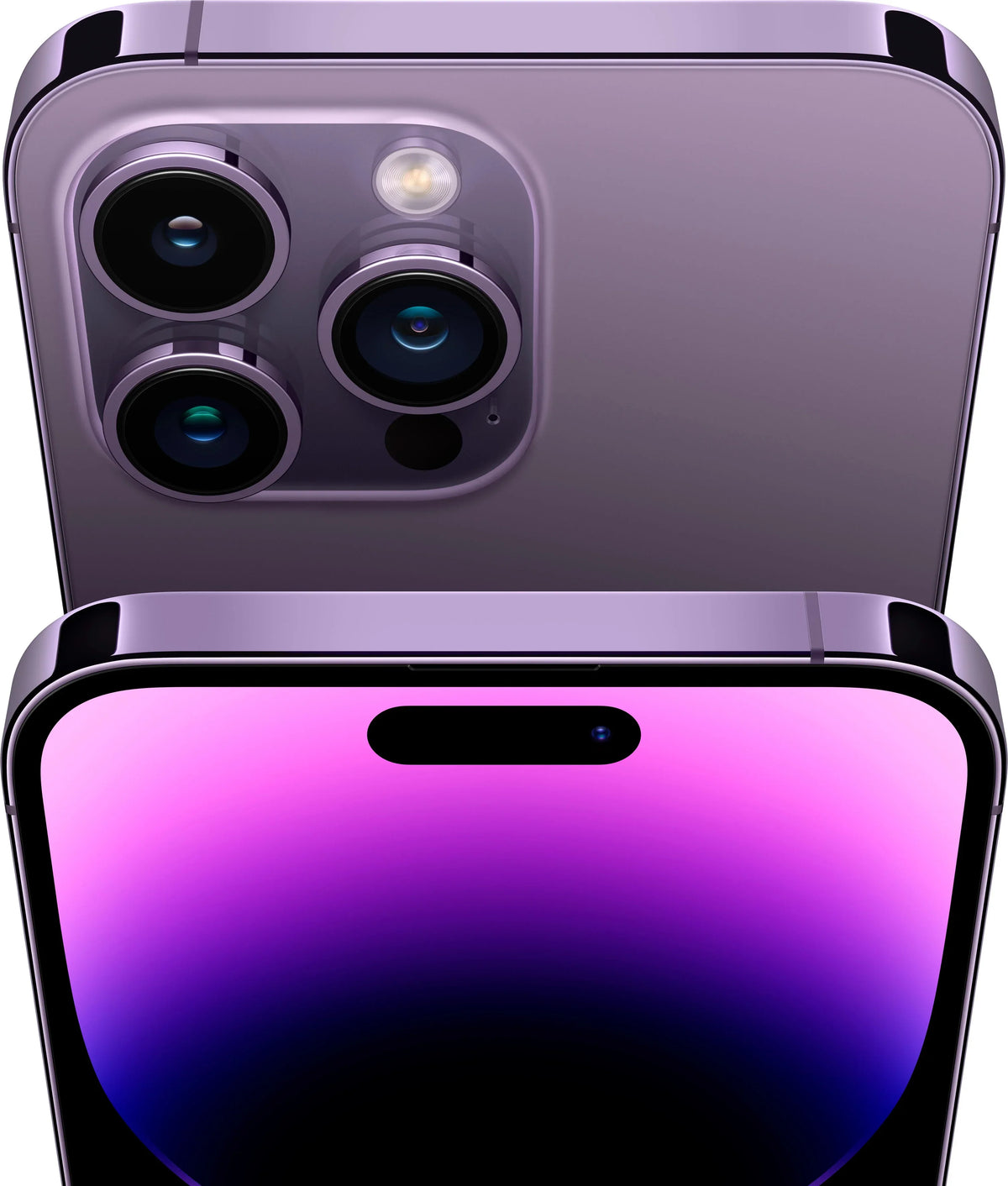 Apple Carrier Purple Max - - Pro 128GB Unlocked Deep 14 Pre-Owned iPhone (Good)