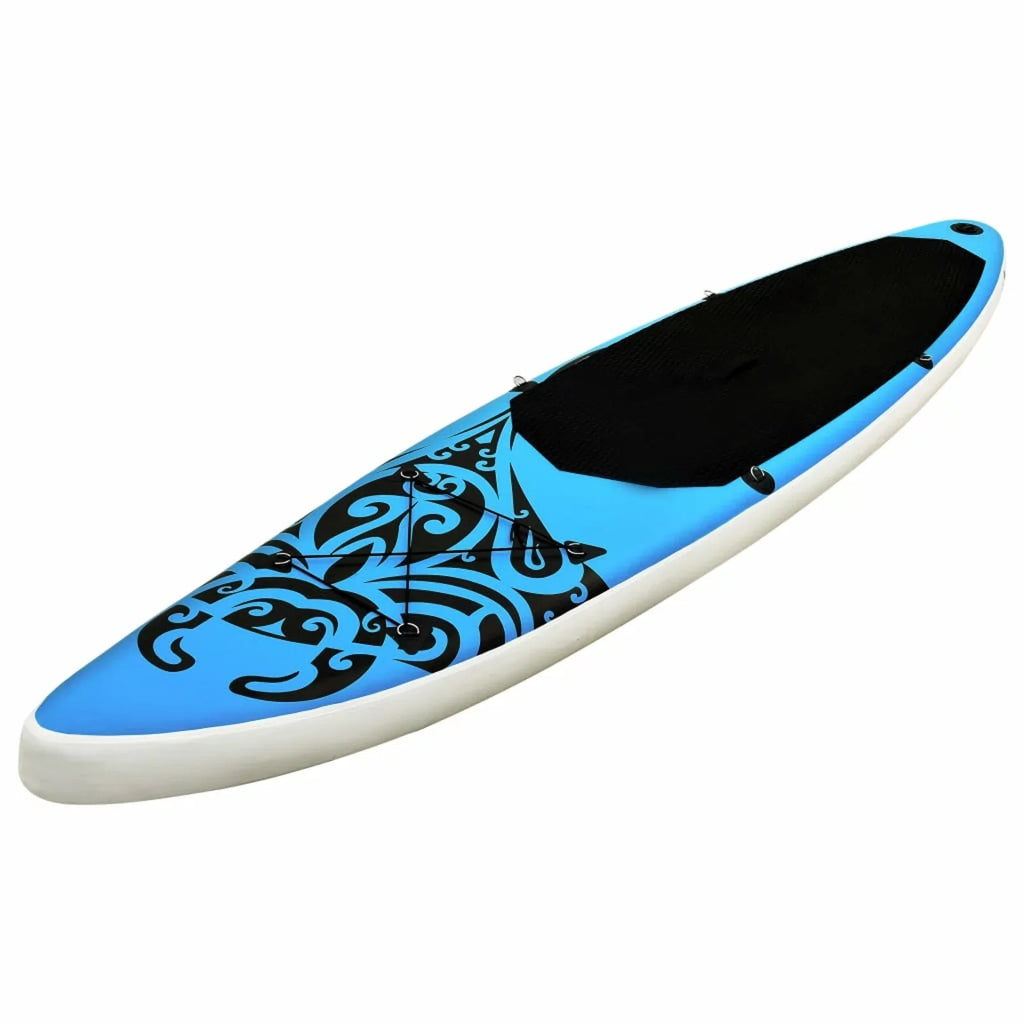 144.1"x29.9"x5.9" Blue Inflatable Set Paddleboard