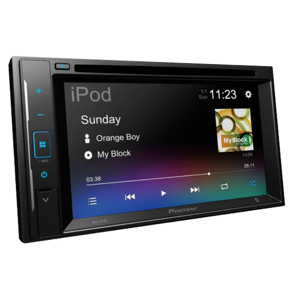 Digital Stereo KIT4918 AM/FM Nissan Touchscreen DIN Bluetooth/Backup with AVH-241EX Double Bundle Receiver 2009-2018 Pioneer DVD/CD 6.2" Kit/in-Dash W/ Car Camera/Installation for 370Z Media