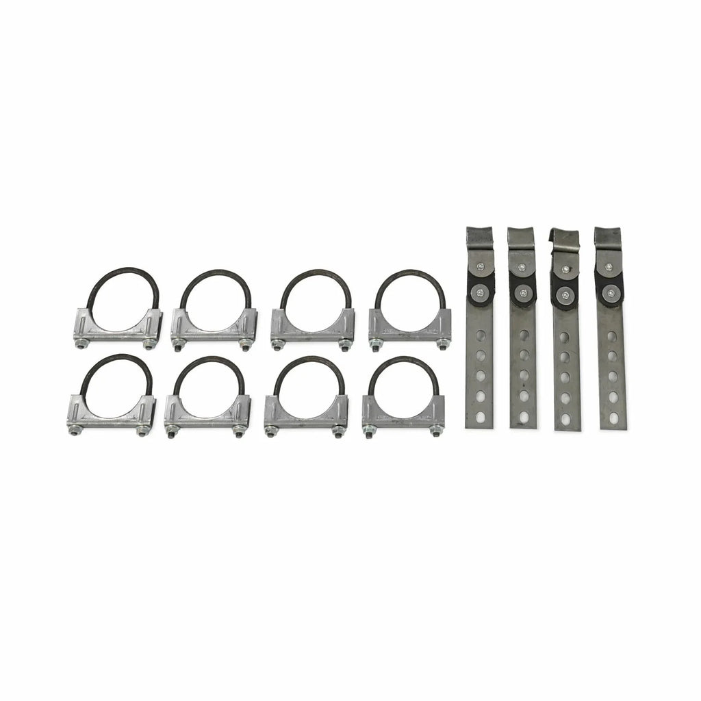 2.5" Corner Fits Dual Exhaust Flowmaster 67-72 Kit Super F-Series 40 Exit Ford