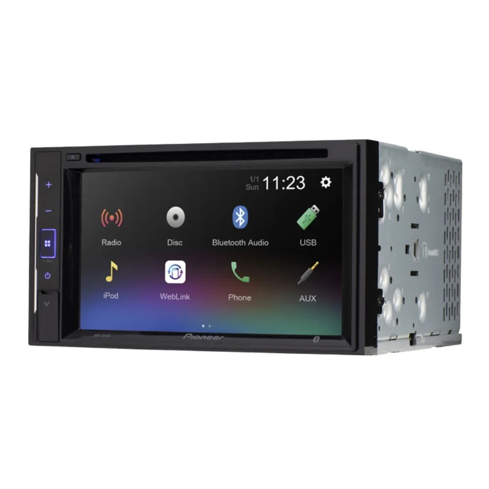 Digital Stereo KIT4918 AM/FM Nissan Touchscreen DIN Bluetooth/Backup with AVH-241EX Double Bundle Receiver 2009-2018 Pioneer DVD/CD 6.2" Kit/in-Dash W/ Car Camera/Installation for 370Z Media