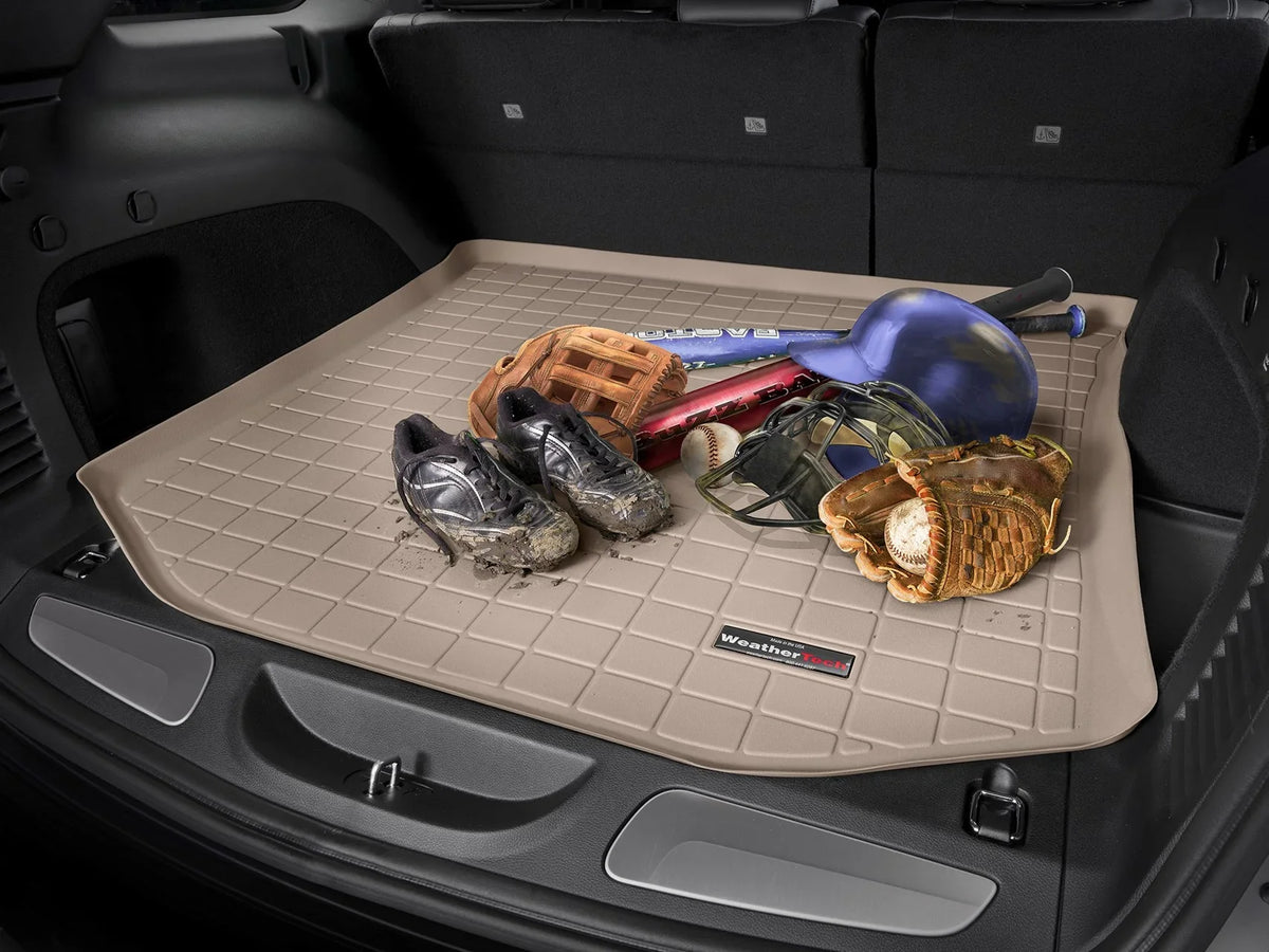 2nd Edge, Row with Bumper Black Edge With Cargo Liner Trunk ST - WeatherTech Protector, Behind Protector Ford compatible Seating with Bumper