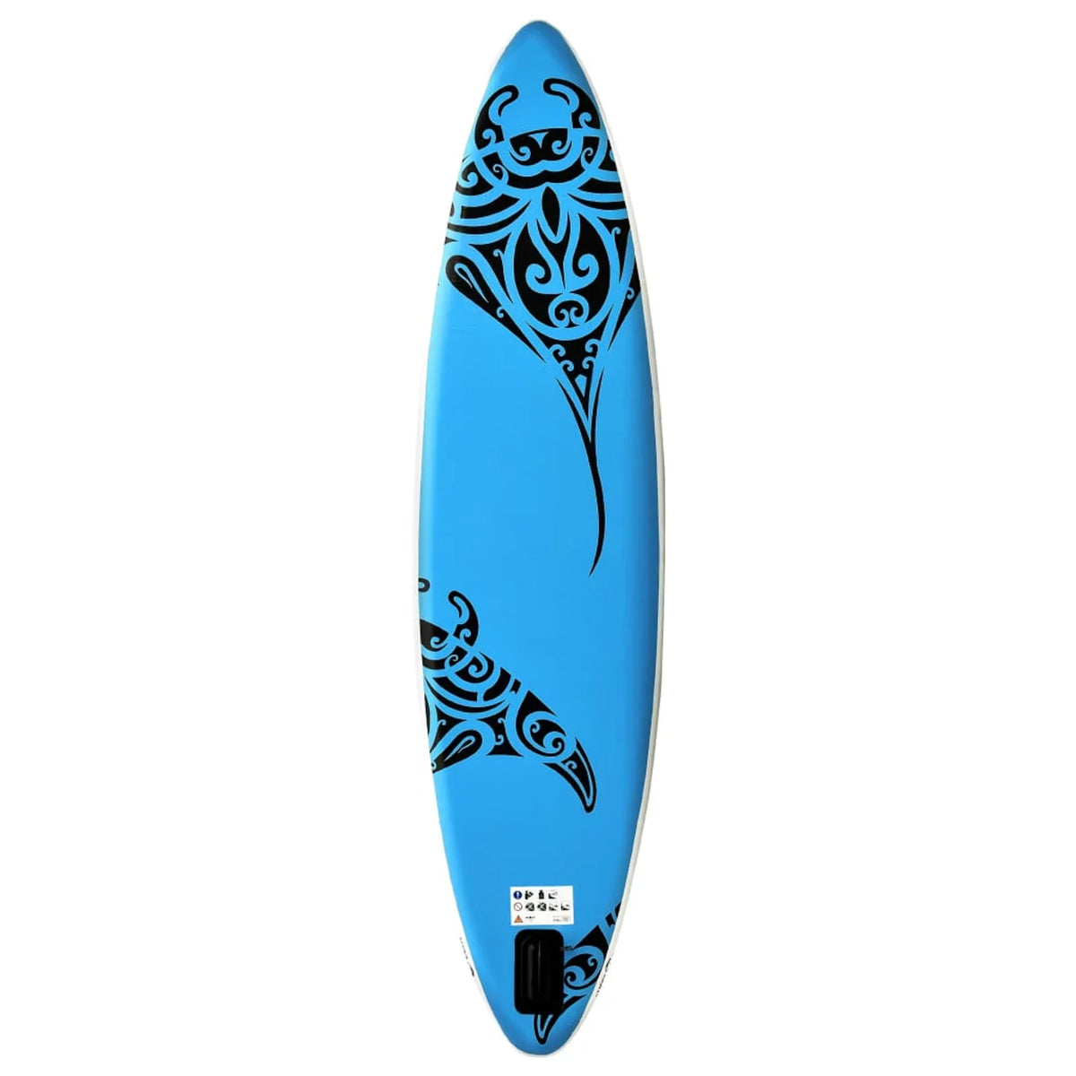 120.1"x29.9"x5.9" Paddleboard Inflatable Walmeck Blue Set