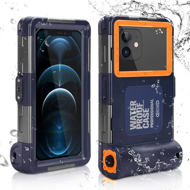 Case Diving UrbanX And with Video Surfing G90 Snorkeling Photo Underwater to for Inch 6.9 LCD Waterproof Lanyard Protective Up all [15m/50ft] Professional BLU Swimming Housing Phones