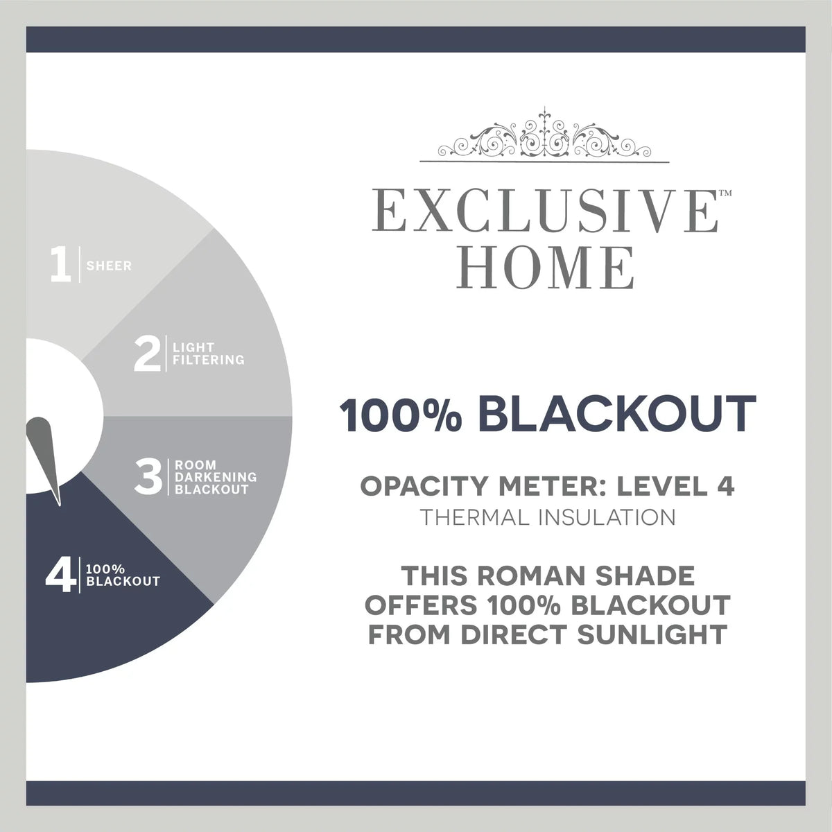 Exclusive 100% Roman Marseilles Shade, 34"x64", Damask Home Blackout Silver