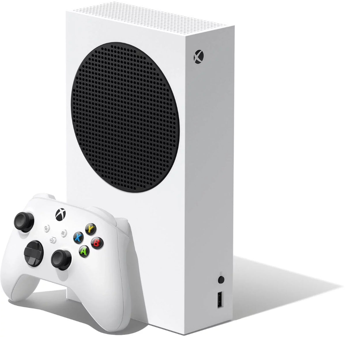 Microsoft with Drive Xbox Console Gaming Digital Series Solid 512GB Xbox Body All Mytrix Full Sticker-Eclipse State Console Skin White Wireless and S Controller