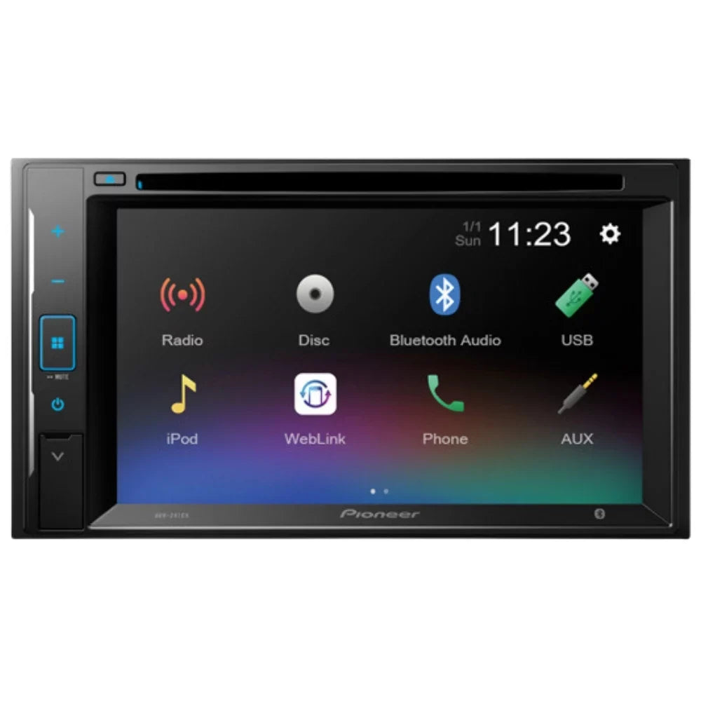 Digital Stereo KIT4918 AM/FM Nissan Touchscreen DIN Bluetooth/Backup with AVH-241EX Double Bundle Receiver 2009-2018 Pioneer DVD/CD 6.2" Kit/in-Dash W/ Car Camera/Installation for 370Z Media