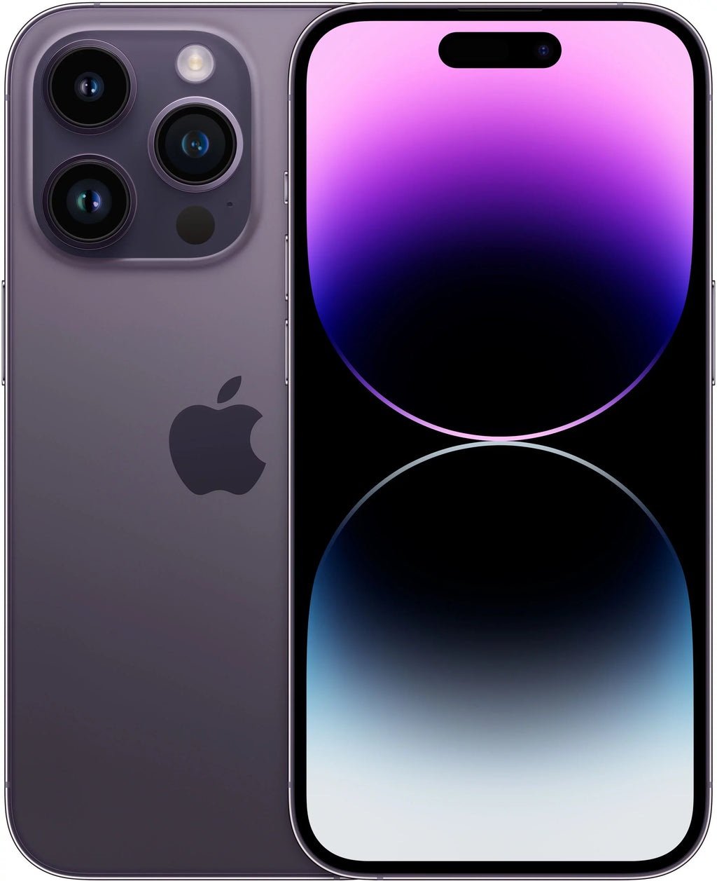 Apple Carrier Purple Max - - Pro 128GB Unlocked Deep 14 Pre-Owned iPhone (Good)
