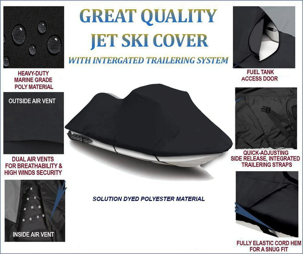 SKI 2004 OF Compatible JET GTI for LINE Ski Doo Cover 2005 Sea-Doo 2002 TOP 2001 Jet THE 2003 Cover Sea BLACK